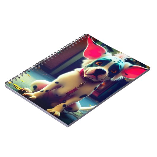 Niedlicher Hund Notizblock (Linke Seite)