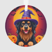 Niedlicher Hund Ornament (Rückseite)