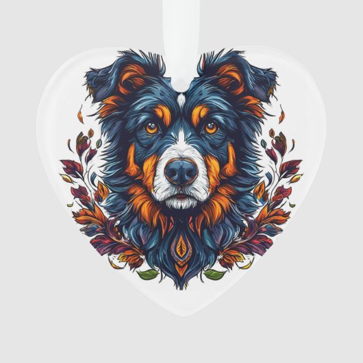 Niedlicher Hund Ornament (Vorderseite)