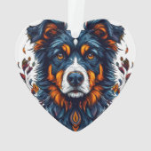 Niedlicher Hund Ornament (Rückseite)
