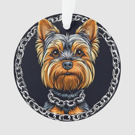 Niedlicher Hund Ornament (Vorderseite)