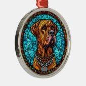 Niedlicher Hund Ornament Aus Metall (Rechts)