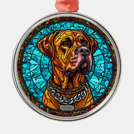 Niedlicher Hund Ornament Aus Metall (Vorne)