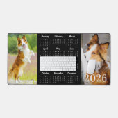 Niedlicher Hund Personalisiert 2 Einfaches Foto 20 Schreibtischunterlage (Tastatur & Maus)