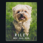 Niedlicher Hund Personalisiertes Foto Puzzle<br><div class="desc">Das perfekte Rätsel für Hundefreunde! Fügen Sie einfach das Foto und den Namen Ihres Hundes oder Haustieres hinzu,  um ein einzigartiges Puzzle zu erstellen,  das für viele Jahre geschätzt wird. Spaß,  einfach und einzigartig - macht ein großartiges Geschenk für Geburtstage,  Ferien und neue Haustiere.</div>