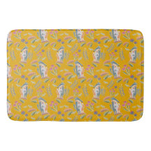 Niedlicher Hund Podenco und Galgo Floral Mustard