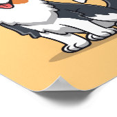 Niedlicher Hund Poster (Ecke)