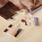 niedlicher Hund Puzzle (Seite)