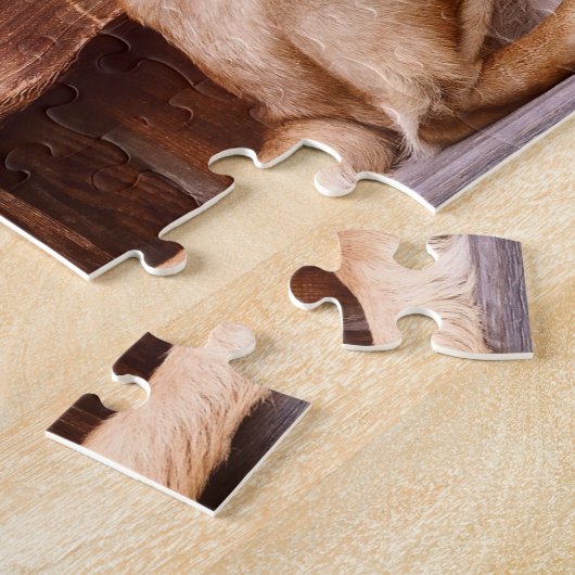 niedlicher Hund Puzzle (Seite)