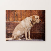 niedlicher Hund Puzzle (Horizontal)