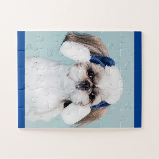 Niedlicher Hund Puzzle (Horizontal)