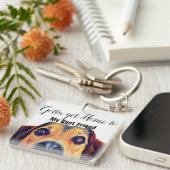 Niedlicher Hund Schlüsselanhänger (Vorderseite rechts)