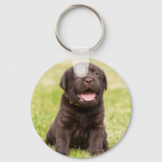 Niedlicher Hund Schlüsselanhänger (Vorderseite)