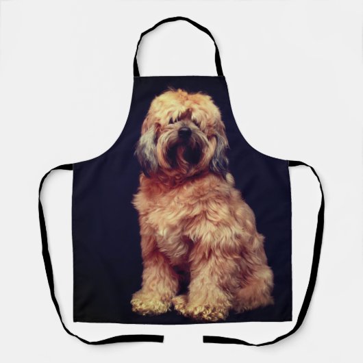 Niedlicher Hund Schürze (Vorderseite)