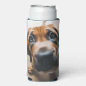 Niedlicher Hund Selters Dosenkühler (Seltzer Vorderseite)