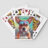 Niedlicher Hund Spielkarte (Rückseite)