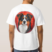 Niedlicher Hund T-Shirt (Rückseite)