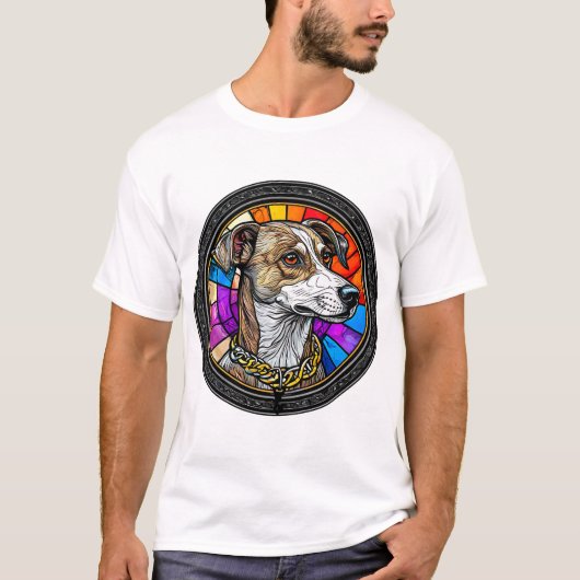 Niedlicher Hund T-Shirt (Vorderseite)