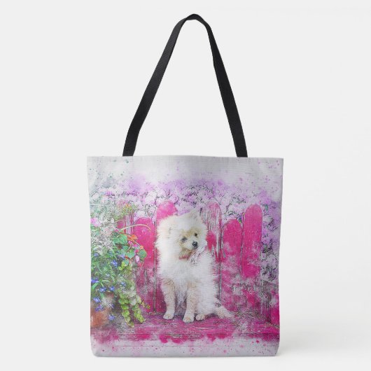 Niedlicher Hund Tasche (Vorderseite)
