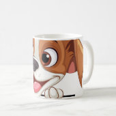 Niedlicher Hund - Tasse (VorderseiteRechts)