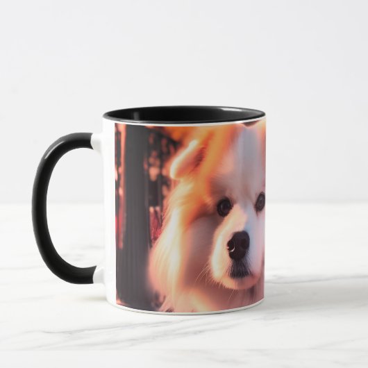 Niedlicher Hund Tasse (Links)