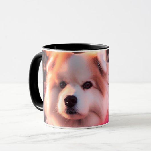 Niedlicher Hund Tasse (Vorderseite Links)