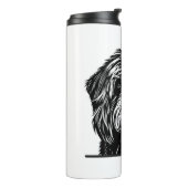 Niedlicher Hund Thermosbecher (Nach links gedreht)