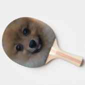 Niedlicher Hund, Tischtennis Schläger (Seitenansicht)