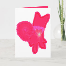 Niedlicher Hund Tu B'Av ט ״ ו ב ב א Karte