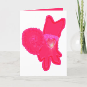 Niedlicher Hund Tu B'Av ט ״ ו ב ב א Karte