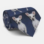 Niedlicher Hund Up-Tie. Krawatte (Gerollt)