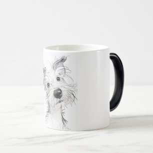 Niedlicher Hund Verwandlungstasse