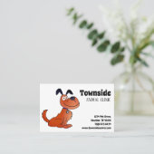 Niedlicher Hund Visitenkarte (Stehend Vorderseite)