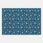 Niedlicher Hund Weihnachtsgeschenk für Haustiere a Geschenkpapier Set (Vorderseite 2)