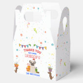 Niedlicher Hund Welpe-Kind-Geburtstagsparty Geschenkschachtel (Geöffnet)