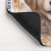 Niedlicher Hund Welpe Winterschnee Individuelle Na Mousepad (Ecke)