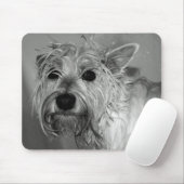Niedlicher Hund - Westie (Westhochland-Terrier) Mousepad (Mit Mouse)