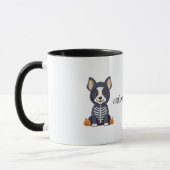 Niedlicher Hund zu Halloween Tasse (Links)