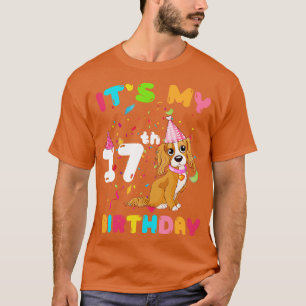 Niedlicher Hund zu meinem 17. Geburtstag T-Shirt