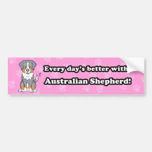 Niedlicher Hundeaustralischer Autoaufkleber
