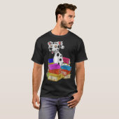 Niedlicher Hundebesitzer Tierhundeschule Dalm T-Shirt (Vorne ganz)