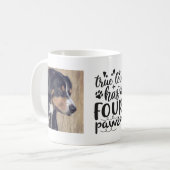 Niedlicher Hundebonat | Hund Lover2-Fotos  Kaffeetasse (Vorderseite Links)