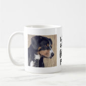 Niedlicher Hundebonat | Hund Lover2-Fotos Kaffeetasse (Links)