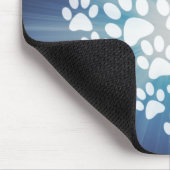 Niedlicher Hundebonat Sie hatten mich bei Ruff Mousepad (Ecke)
