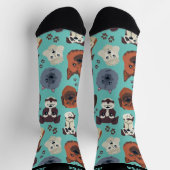 Niedlicher Hundebütter Welpe Lover Dow Besitzer Socken (Oben)