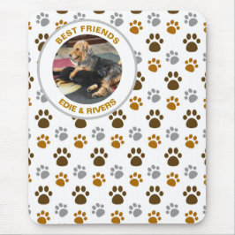 Niedlicher Hundedruck und Ihr Foto für Haustiere Mousepad
