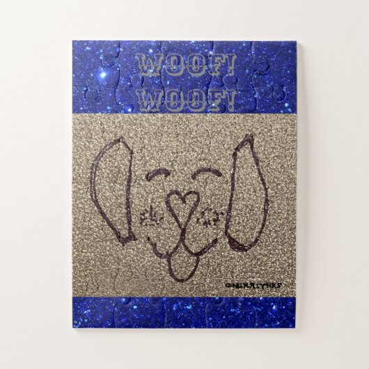 NIEDLICHER HUNDEFACE PUZZLE (Vertikal)