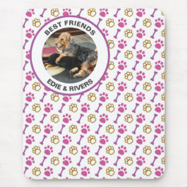 Niedlicher Hundefußdruck Mousepad