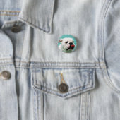 Niedlicher Hundehund Button (Beispiel)