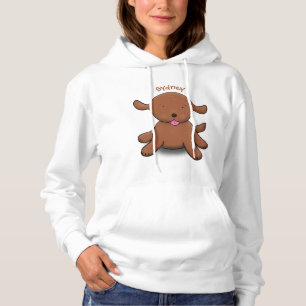 Niedlicher Hundehund Cartoon Hoodie
